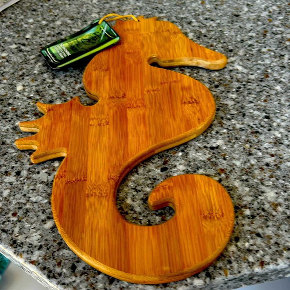 New Totally Bamboo Seahorse cutting Board